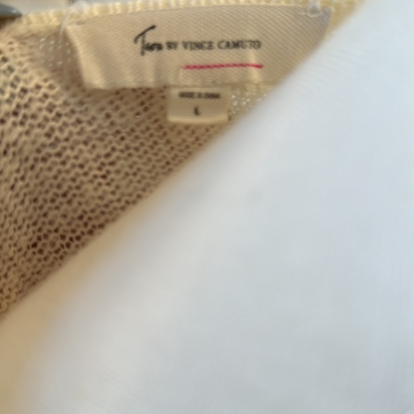 Vince Camuto Free w/$35 Bundle Ombre Knit Asymmetrical Hem Dolman Sleeve Sz L - Picture 6 of 9